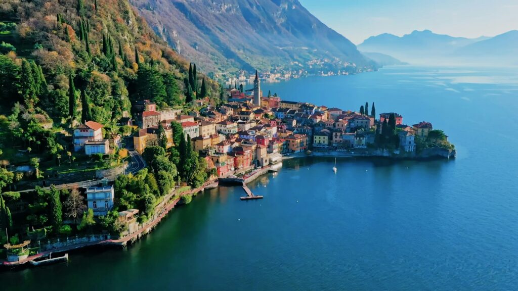 lago como itália